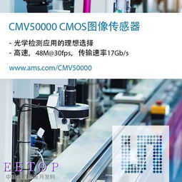适用于机器视觉系统的高分辨率 高速 CMOS 图像传感器实现批量生产